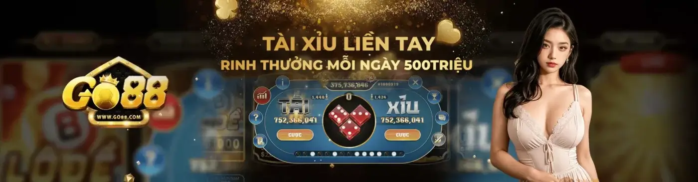tài xỉu rinh thưởng 500 triệu tại 3go8